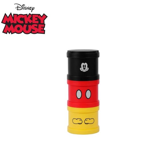 Mickey Mouse Collection Stackable Round Bento box (3 pcs) - Picture 1 of 7